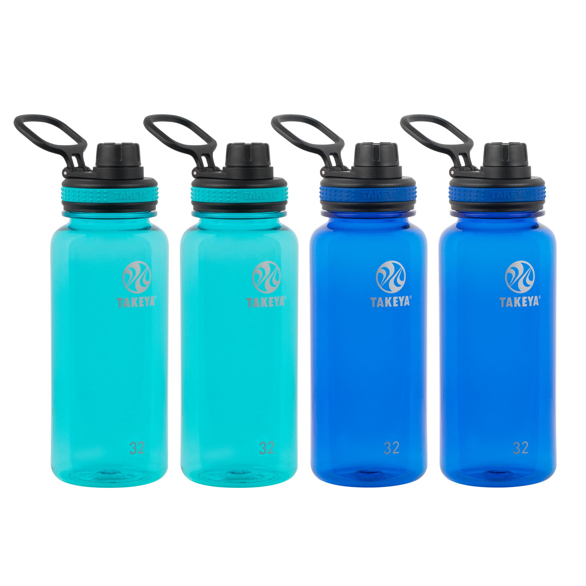 tritan-water-bottle-with-spout-lid-4-pack-p1 50276-Tritan-Spout-32-4pk-Ocean-Royal-angle.png