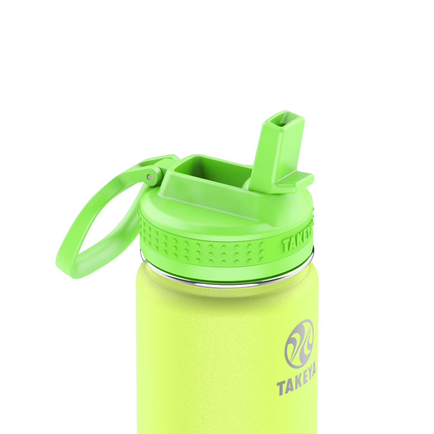 actives-kids-glow-in-the-dark-water-bottle-with-straw-lid-v5 51075-Actives-Kids-Straw-18-GID-LightningGreen-closeup.png