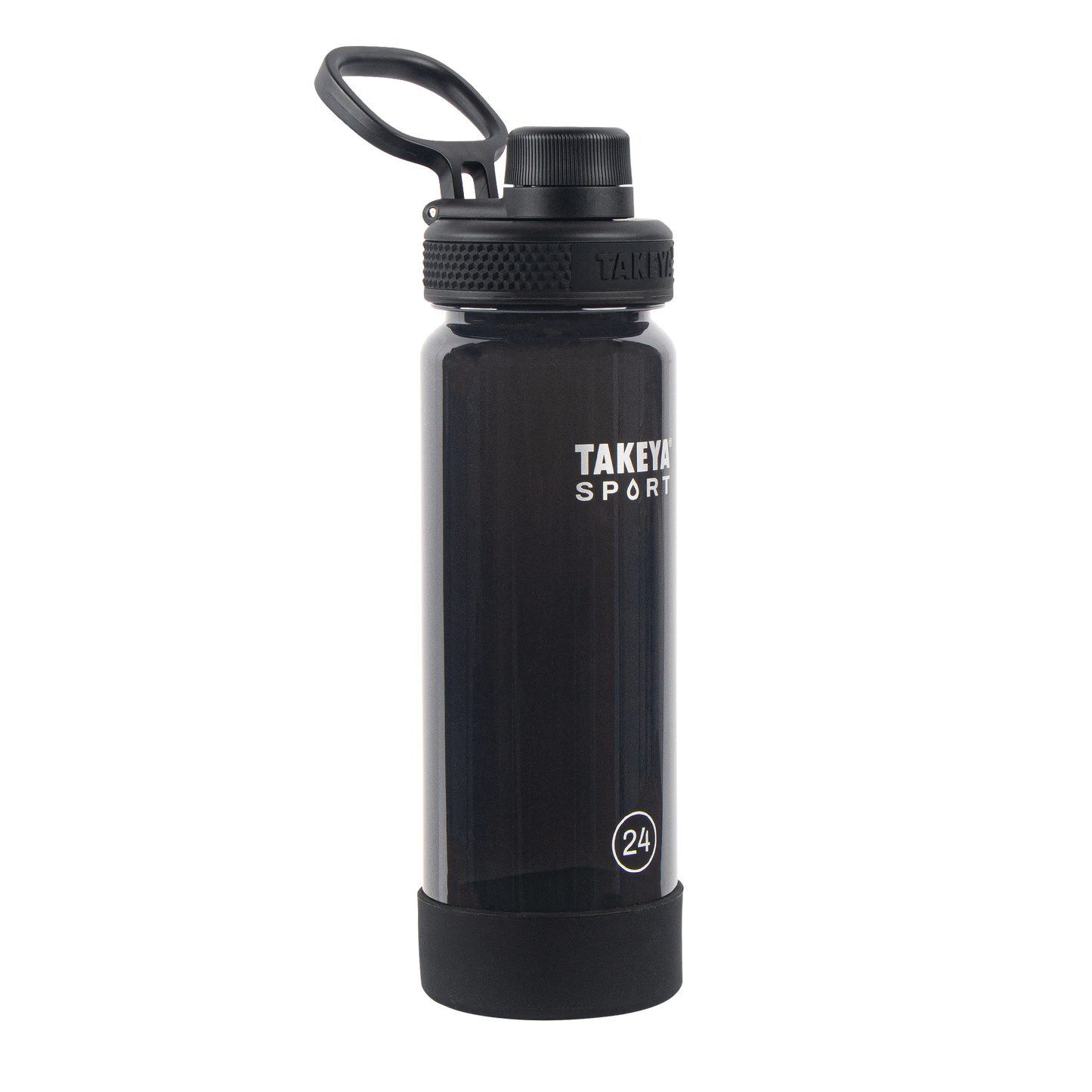 tritan-sport-water-bottle-with-spout-lid-l4 51664-TKS-Tritan-Spout-24-GrandSlamBlack-frontangle.png